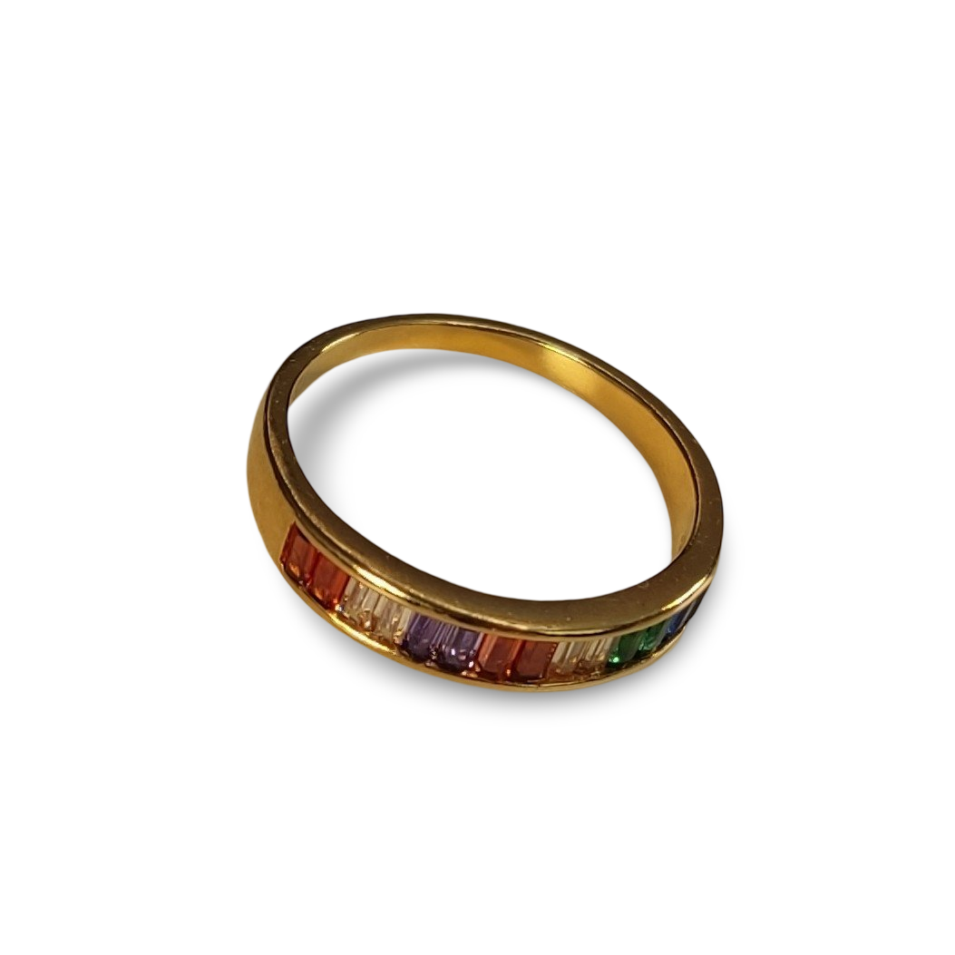 ANILLO RAINBOW LINE