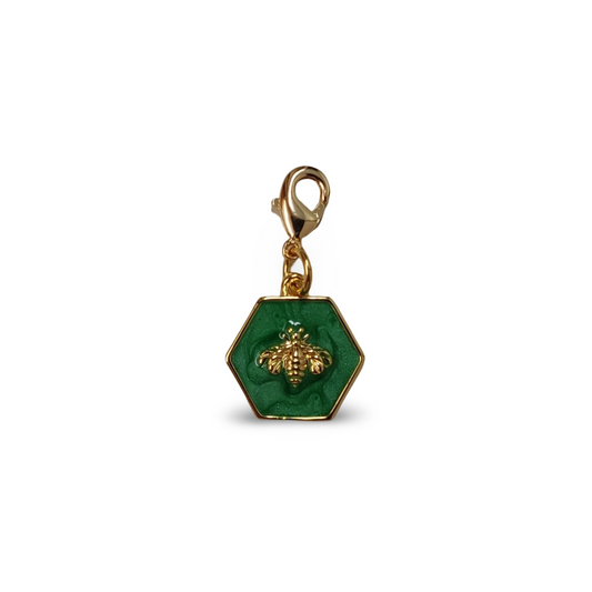 GREEN BEE CHARM