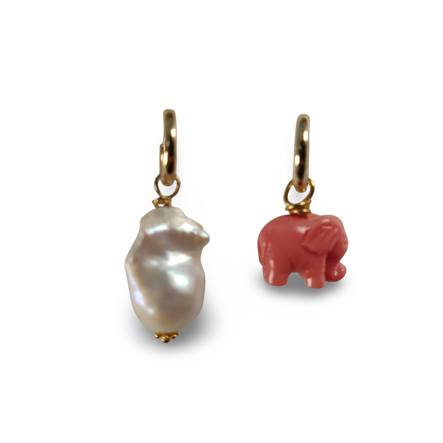 CORALEPHANT EARRINGS