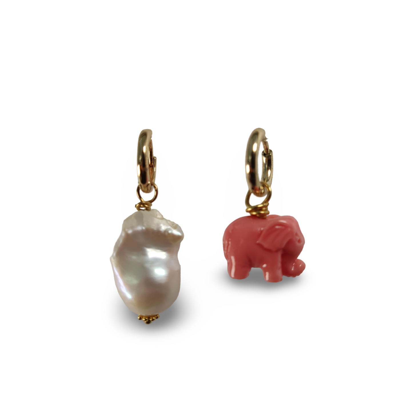 CORALEPHANT EARRINGS