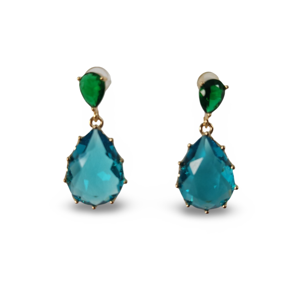 NINA AQUA EARRINGS