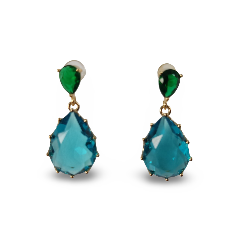 NINA AQUA EARRINGS